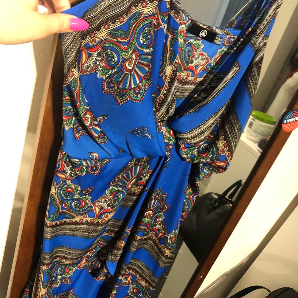 Silk wrap dress